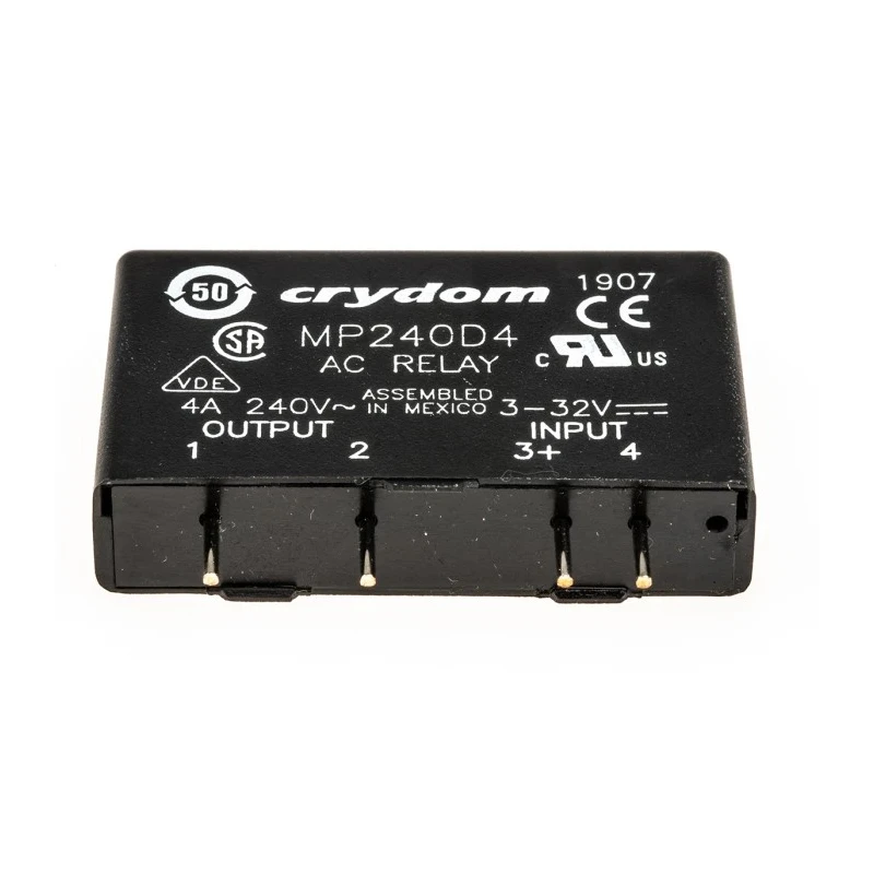 Crydom Solid State Relay DRA1 Series, 4A Load, DIN Rail Mount, 280V DC Load, 32V DC Control 