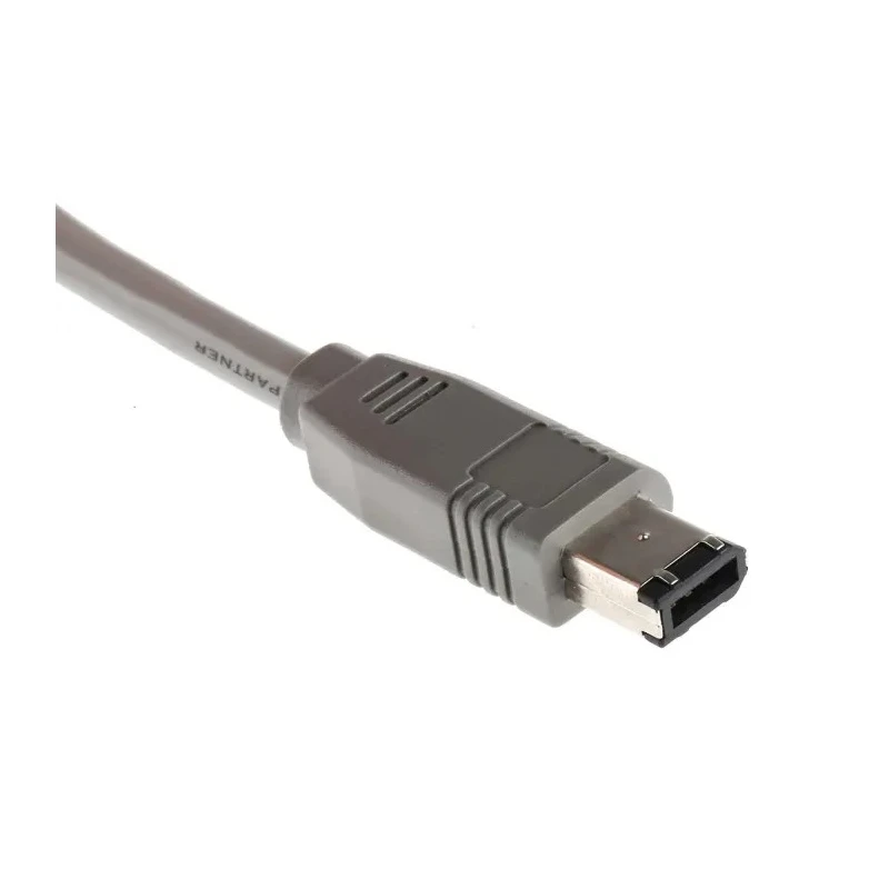 RS PRO Male to Firewire Cable Grey 2 m Length IEEE 1394 Compliant 331-9329