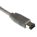 RS PRO Male to Firewire Cable Grey 2 m Length IEEE 1394 Compliant 331-9329