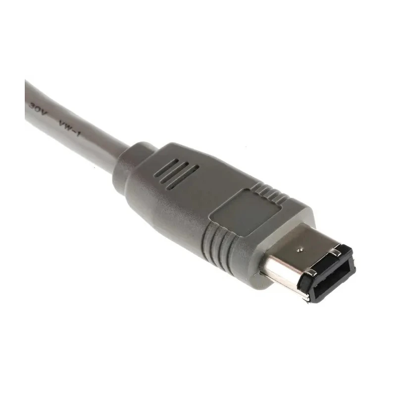 RS PRO Male to Firewire Cable Grey 2 m Length IEEE 1394 Compliant 331-9329