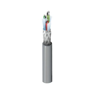 Belden 8163 Series Data Cable 3 Pairs 6 Cores 0.2 mm² 152 m Silver Sheath Polyvinyl Chloride 8163.012