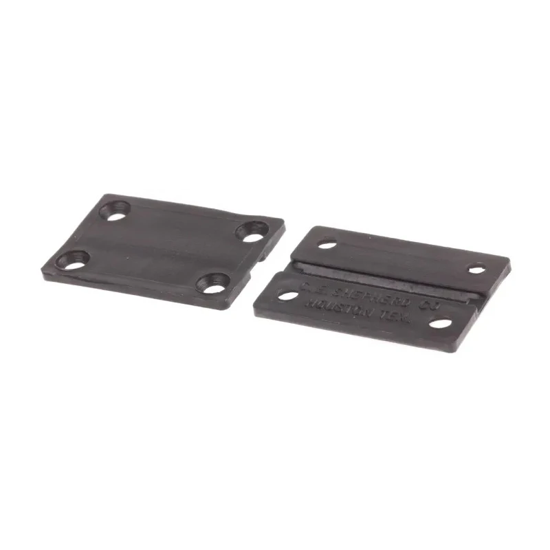 Pinet Polypropylene Flex Hinge with Removable Pin, 38.1 mm Length x 25.4 mm Width x 2 mm Thickness, 54-A-3008