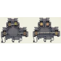 Entrelec Grey 4mm² 2-Level Screw Clamp Feed Through Terminal Block 500V AC 26A SNA Series 1SNA115177R1400