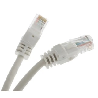 Decelect Cat5e Ethernet Cable 0.5 m Unscreened Grey PVC 