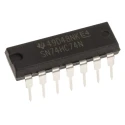 Texas Instruments 2 Flip Flop IC HC Logic, 14-Pin PDIP, 25MHz, D Flip-Flop, SN74HC74N