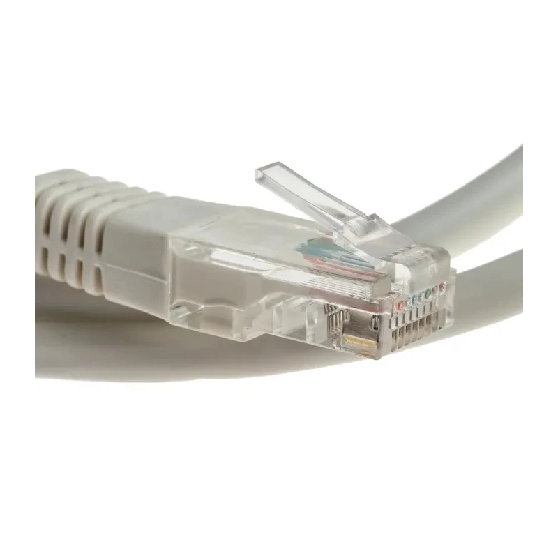 Decelect Cat5e Ethernet Cable 1m Unscreened Grey PVC 
