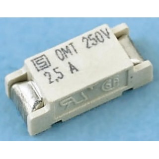 Schurter Non-Resettable Fuse 2A 250V AC Time Delay Thermoplastic Body OMT Series 3403.0119.11