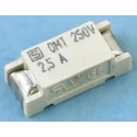 Schurter Non-Resettable Fuse 750mA 250V AC Time Delay Thermoplastic Body OMT Series 3403.0129.11