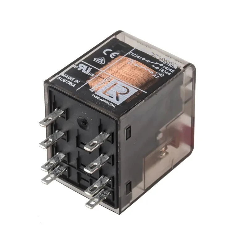 TE Connectivity PCB Power Relay 24V AC Coil 12A Switching Current DPDT PT270524 4-1419111-8
