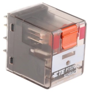 TE Connectivity PCB Power Relay 24V AC Coil, 6A Switching Current, 4PDT PT570524 8-1419111-7