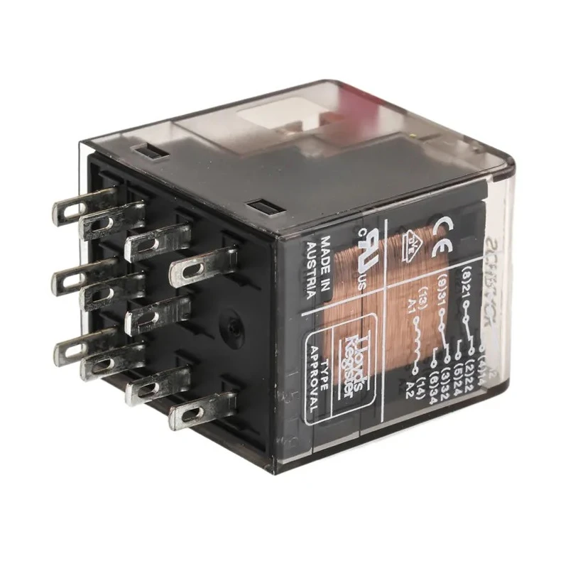 TE Connectivity Power Relay PCB Mount 230V AC Coil, 10A Switching Current, 3PDT PT370730 6-1419111-9