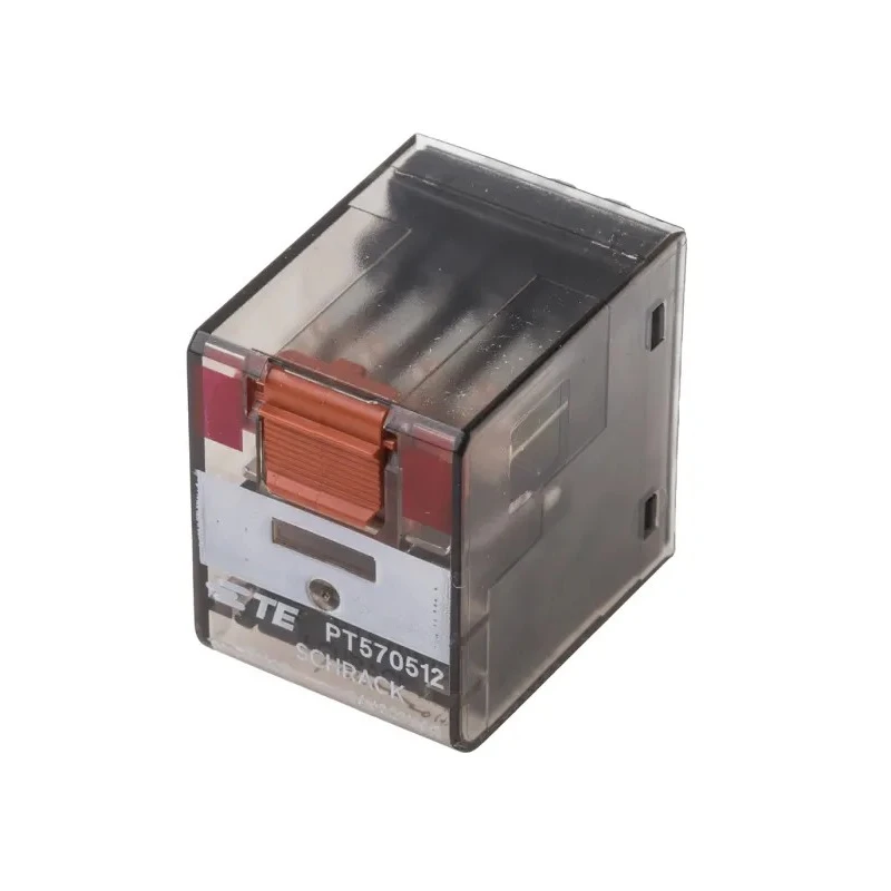 TE Connectivity PCB Power Relay 12V AC Coil 6A Switching Current 4PDT PT570512 8-1419111-6