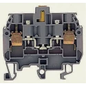 Entrelec SNA Series DIN Rail Terminal Block Grey 6mm² 1-Level Screw Termination 500V AC 15A 1SNA115277R2000
