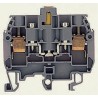 Entrelec SNA Series DIN Rail Terminal Block Grey 6mm² 1-Level Screw Termination 500V AC 15A 1SNA115277R2000