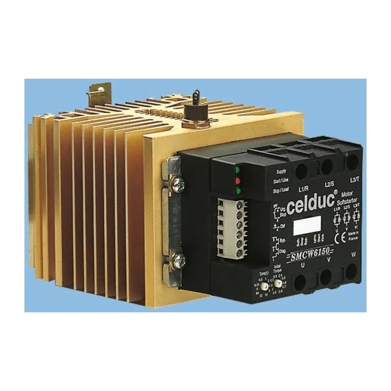 Celduc Solid State Relay, 30 A Load Current, DIN Rail Mount, 480 V AC Load, 24 V DC Control SMCW6151