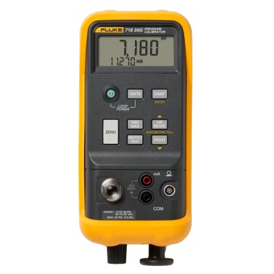 Fluke Pressure Calibrator with ±0.025% Accuracy, -850 mbar to 2 bar Range, LCD Display, Alkaline Battery FLUKE-718 30US/APAC