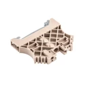 Weidmüller W Series End Stop for Use with DIN Rail Terminal Blocks, Glass Filled Polyamide 66, Dark Beige, 1061200000