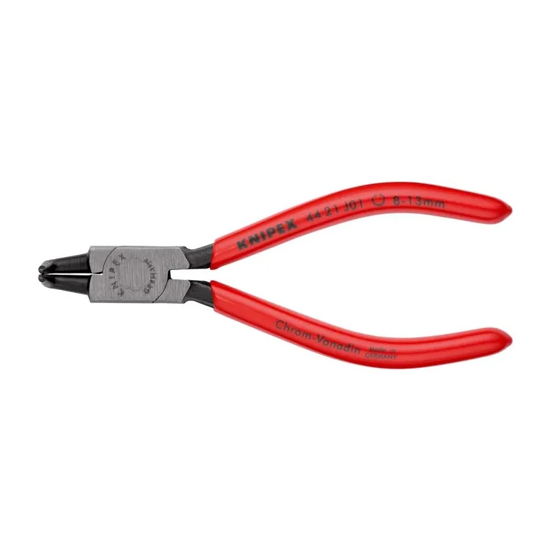 Knipex 1-Piece Internal Circlip Plier 130mm Overall Length Chrome Vanadium Steel 44 21 J01