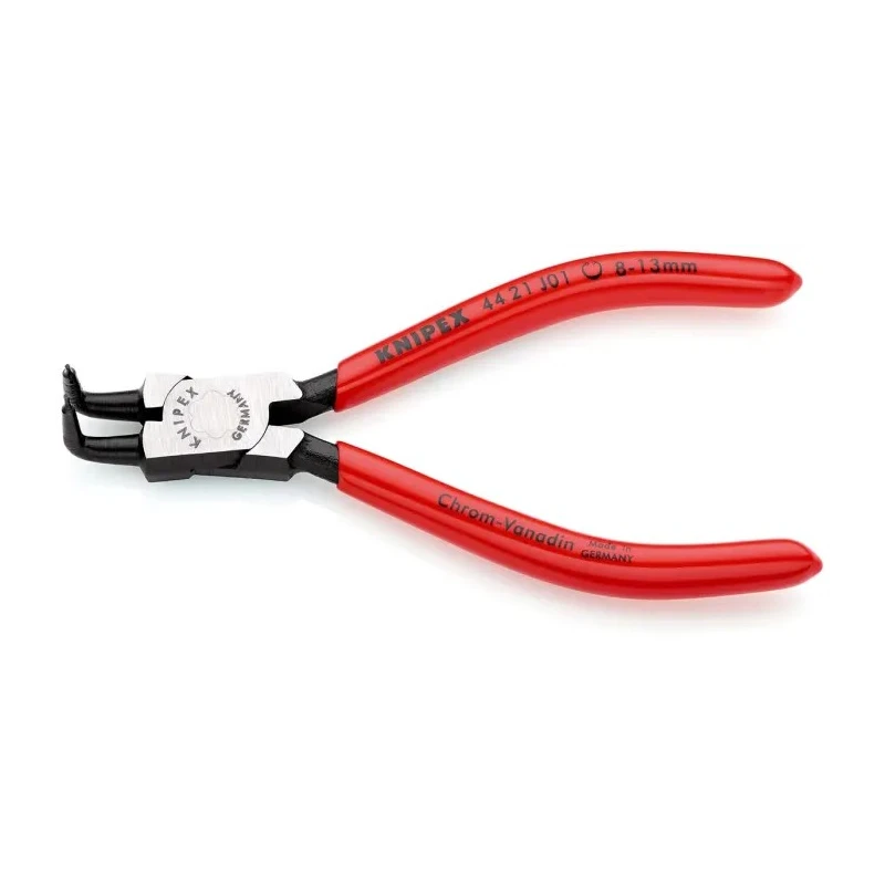 Knipex 1-Piece Internal Circlip Plier 130mm Overall Length Chrome Vanadium Steel 44 21 J01