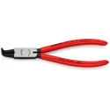 Knipex Circlip Plier, Plastic Coated Handle, Chrome Vanadium Steel, Bent Nose, 170mm Overall Length 44 21 J21