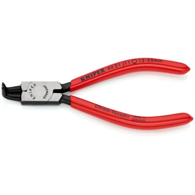 Knipex 1-Piece Circlip Plier, 130mm Overall Length, Chrome Vanadium Steel, Polished, Internal Jaw 44 21 J11