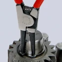 Knipex Chrome Vanadium Steel Circlip Plier Plastic Coated Handle 180mm Overall Straight 46 11 A2