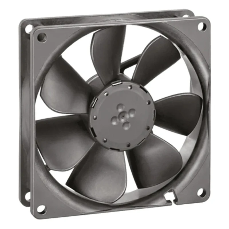 ebm-papst 3400 N Series Sleeve Bearing 12V DC 2.2W 183mA Max IP68 92 mm Rectangular Axial Fan 
