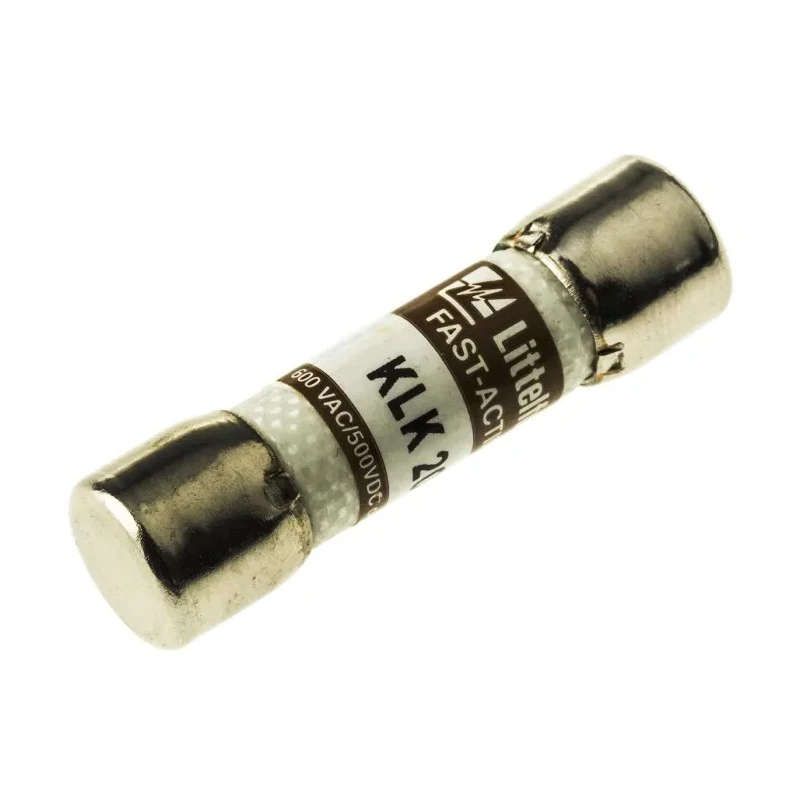 Littelfuse 20A Time Delay Melamine Cartridge Fuse 10 x 38 mm 600V ac KLK Series 0KLK020.T