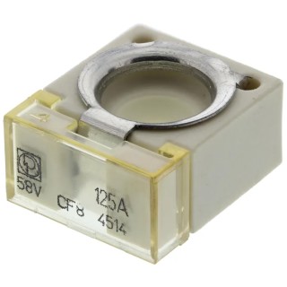 Littelfuse 125A Grey, White Car Fuse, 58V DC Includes Indicator 155.0892.6121