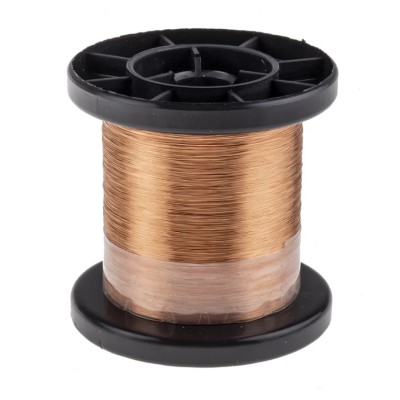 Block 0.1 mm OD Enamelled Copper Wire 0.007 mm² 1144 m Reel CUL100/0.10