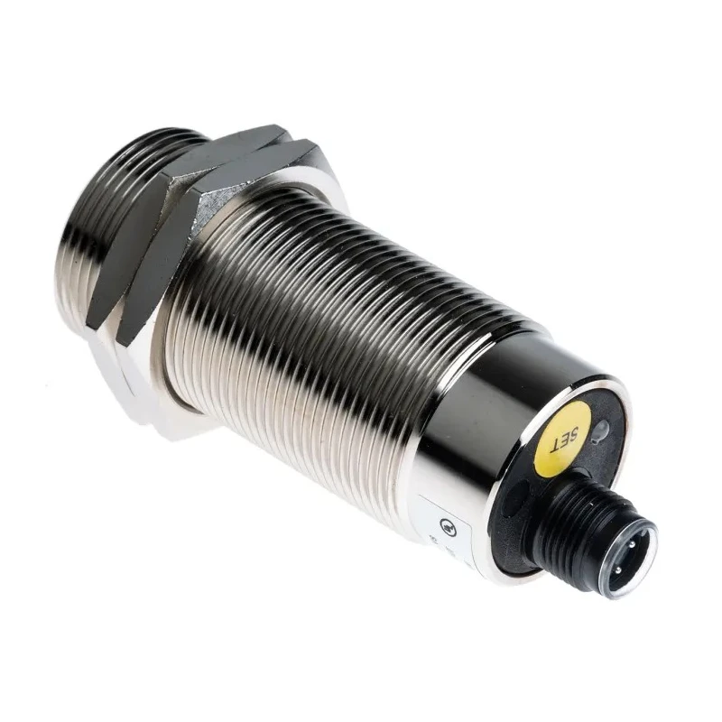 Baumer Ultrasonic Proximity Sensor Threaded Barrel M30 x 1.5 81 mm Length 4 to 20 mA Output UNAM 30I6103/S14