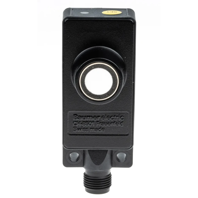Baumer Block Ultrasonic Proximity Sensor M12 1000 mm Detection 200 mA PNP 30 V dc UZDK 30P6103/S14