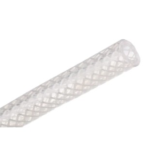 RS PRO Reinforced Polyurethane Hose Pipe 13 bar Maximum Operating Pressure, 25 m Length, Clear 339-6281