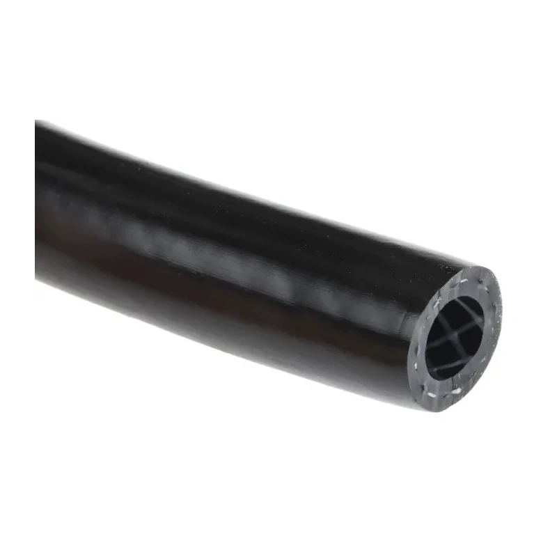 RS PRO Polyvinyl Chloride PVC Reinforced Hose Pipe 8 mm ID 13.5 mm OD Black 25 m 339-6269