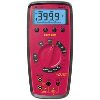 Amprobe Handheld True RMS Digital Multimeter 1 kV, 10 A, LCD, Temperature Measurement 34XR-A