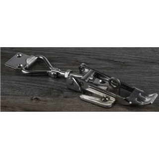 RS PRO Stainless Steel Adjustable Toggle Draw Latch 180 mm Length 60 mm Width 27 mm Depth 339-9195