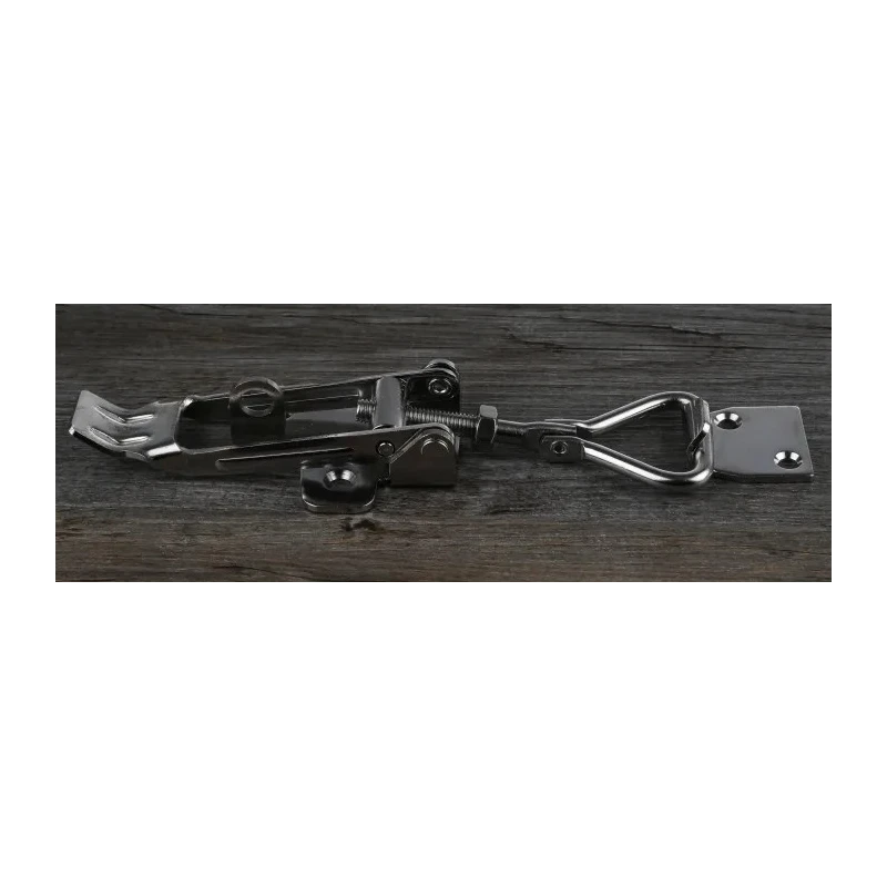 RS PRO Stainless Steel Adjustable Toggle Draw Latch 180 mm Length 60 mm Width 27 mm Depth 339-9195