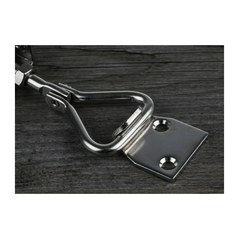 RS PRO Stainless Steel Adjustable Toggle Draw Latch 180 mm Length 60 mm Width 27 mm Depth 339-9195