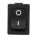 RS PRO SPST On-Off Rocker Switch Panel Nylon Housing 16A 28V DC 250V AC Black Actuator 419-744