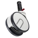 Tente Swivel Castor with 125 kg Load Capacity, 125 mm Polyurethane Wheel, Steel Frame Zinc Plated 2946 UAP 125 R26-28D