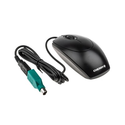 Cherry 3 Button Wired Standard Optical Mouse with PS2 and USB Connectivity M-5450