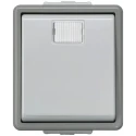 Siemens Grey 1 Way Push Button Light Switch 1 Gang Surface Mount 10A 230V DELTA 5TD4706