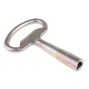 Euro-Locks a Lowe & Fletcher group Company 8mm Tri-head Spanner Camlock, Bright Chrome Finish, RoHS Compliant 9304673