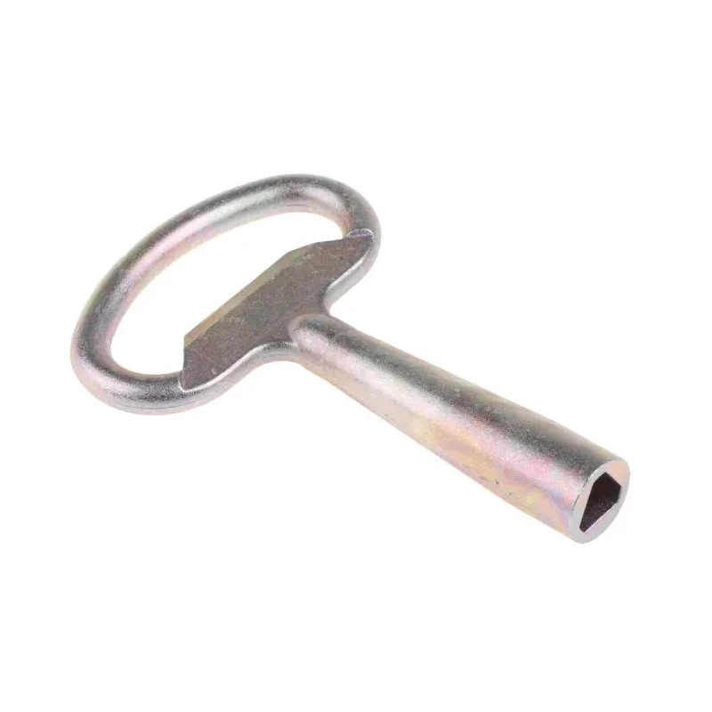 Euro-Locks a Lowe & Fletcher group Company 8mm Tri-head Spanner Camlock, Bright Chrome Finish, RoHS Compliant 9304673