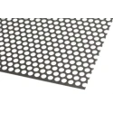 RS PRO Stainless Steel Perforated Metal Sheet 500 mm x 500 mm x 0.55 mm, 4.8 mm Hole, 60° Pattern 6 340-6136