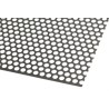 RS PRO Stainless Steel Perforated Metal Sheet 500 mm x 500 mm x 0.55 mm, 4.8 mm Hole, 60° Pattern 6 340-6136