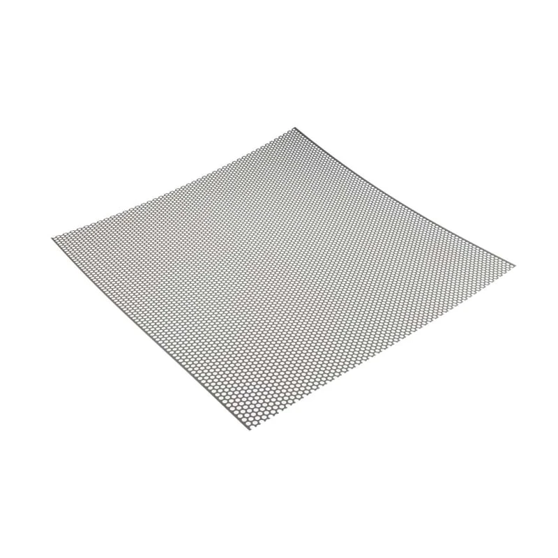 RS PRO Stainless Steel Perforated Metal Sheet 500 mm x 500 mm x 0.55 mm, 4.8 mm Hole, 60° Pattern 6 340-6136