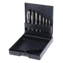 RS PRO Spiral Point Tap Set, Metric Standard, M12 Thread, High-Speed Steel, 7 Pieces 340-6552