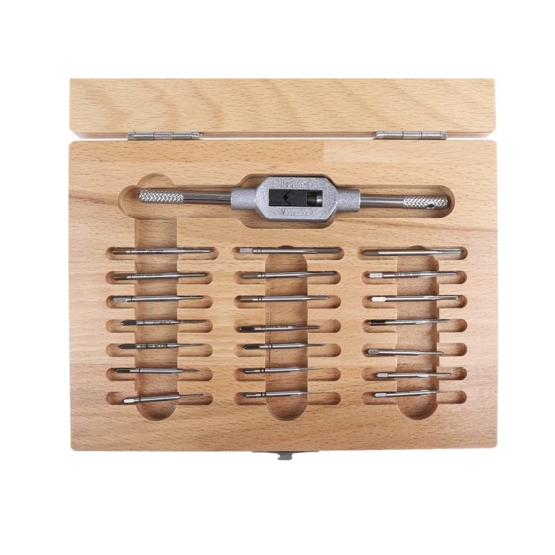 RS PRO High Speed Steel Micro Tap Set, M2.6 Thread, Metric Standard, Hand Tap, 22 Pieces 340-6530