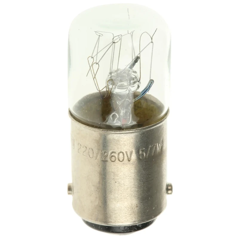 RS PRO Indicator Light, Clear Lens, 260V, 7W, 27mA, BA15D Base, 2000h Lifespan BA15D